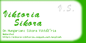 viktoria sikora business card